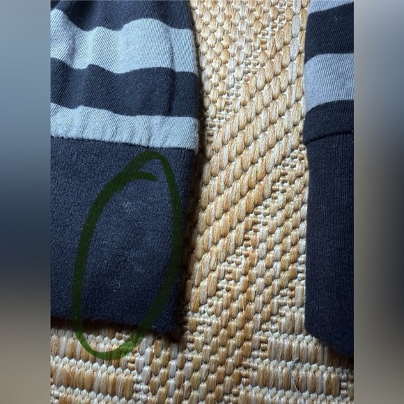Express Lightweight Sweatshirt w/Hood,Black & Gray,Striped, Men's Size Small - Picture 10 of 10